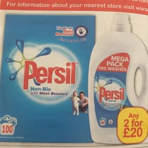 It is a powerful detergent but very delicate on clothes. . Farmfoods persil washing powder